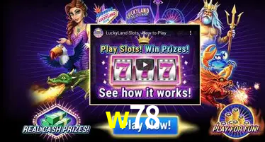 Cadastro rápido e seguro na w78